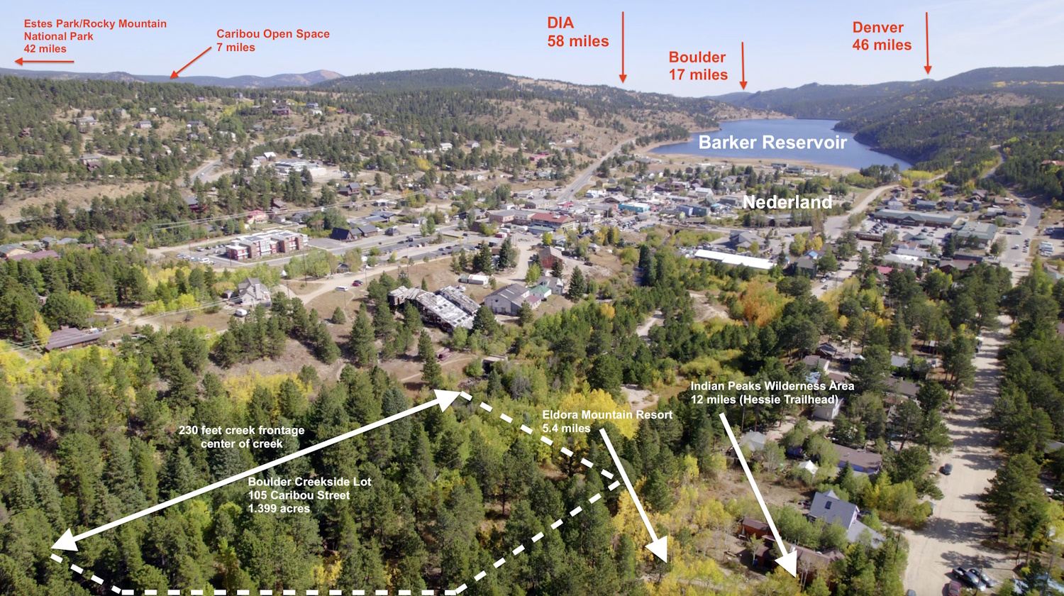 Nederland, CO Property for sale, aerial view 1