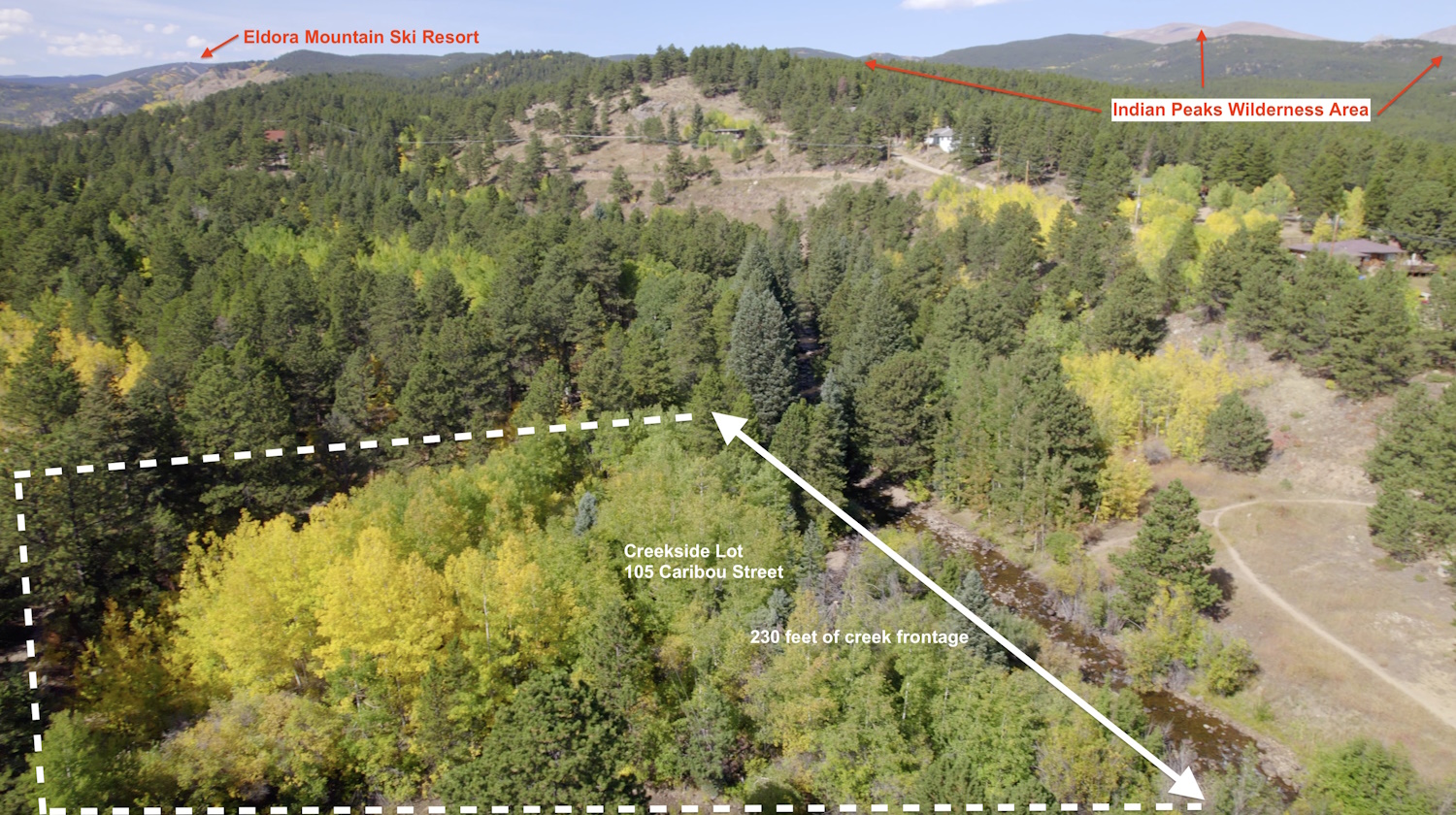 Boulder Creekside Lot for sale - Nederland, CO